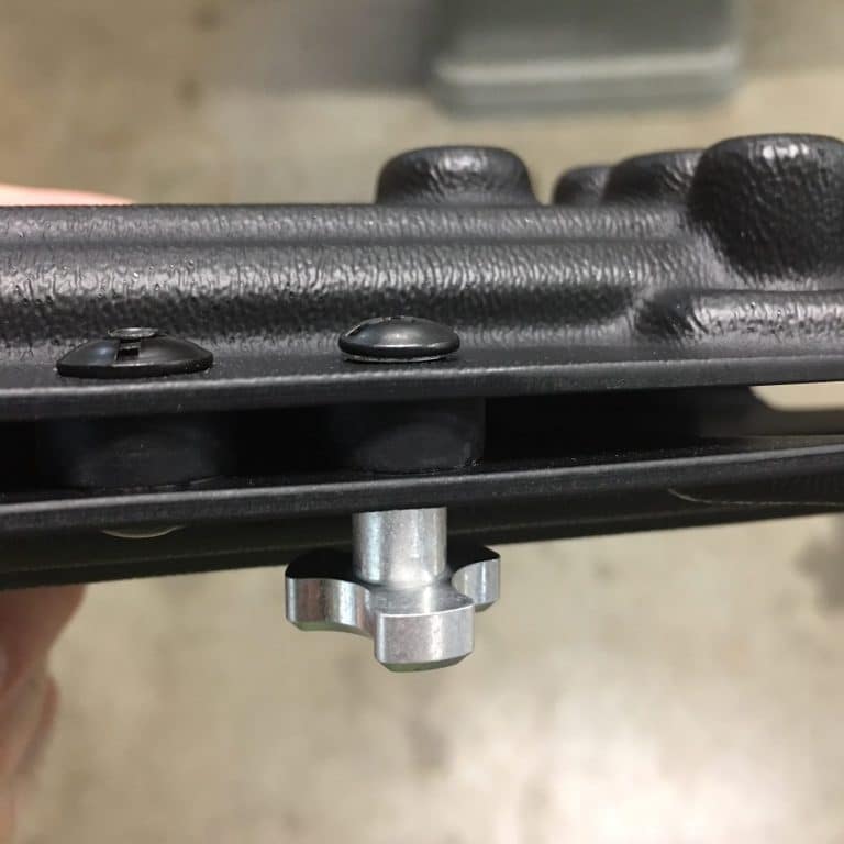 TurboProp Competition Retention Knob, attached